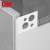 Aluminum H Shape Plastered Profile