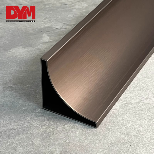 Stainless Steel Internal Corner Shaped Tile Trim