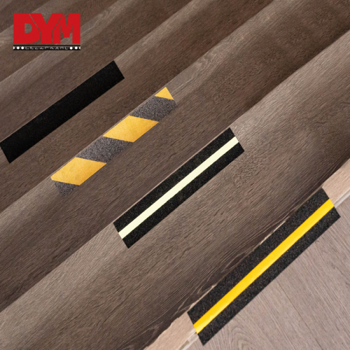 Self-adhesive anti-slip frosted strips for stairs