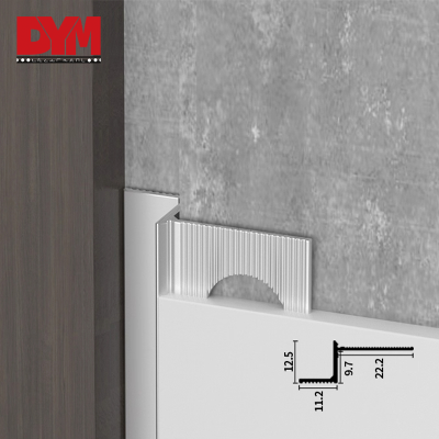 Aluminum wall surface process shadow joints