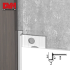 Aluminum wall surface process shadow joints