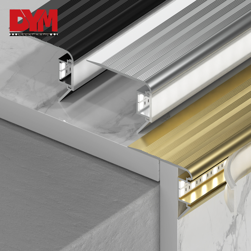 Aluminum LED External Stair Nosing Trim