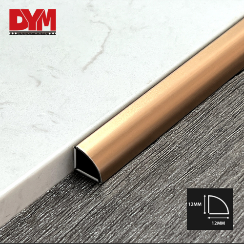 Stainless Steel Quarter Round Shaped Tile Trim