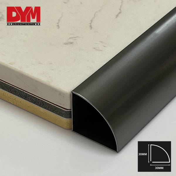 Stainless Steel Quarter Round Shaped Tile Trim