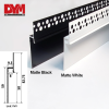 Aluminium wall Plastering profile Skirting board with Led strip