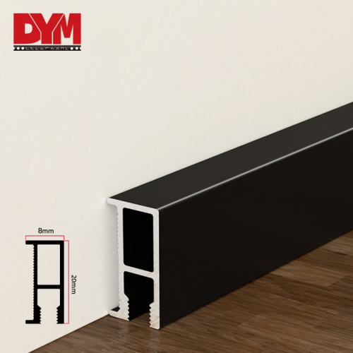 Aluminum Square Shape Baseboard