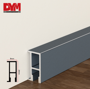Aluminum Square Shape Baseboard
