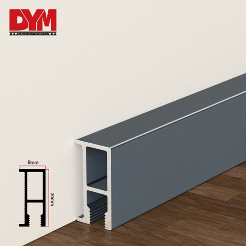 Aluminum Square Shape Baseboard