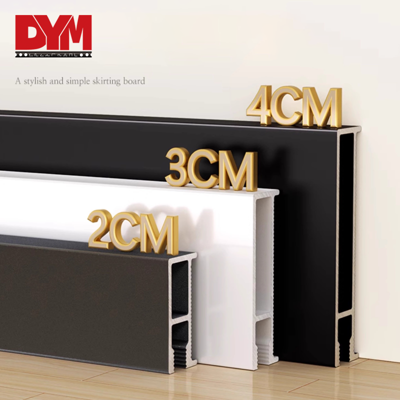 Aluminum U-shaped Metal Skirting Baseboard