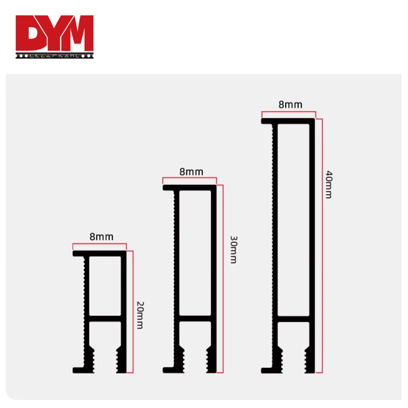 Aluminum U-shaped Metal Skirting Baseboard