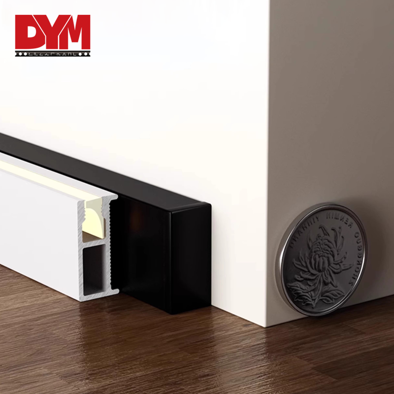 Aluminum U-shaped Metal Skirting Baseboard