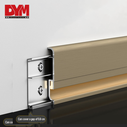 Aluminium Skirting board with Led strip