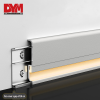 Aluminium Skirting board with Led strip