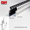 Aluminium wall Plastering profile Skirting board with Led strip