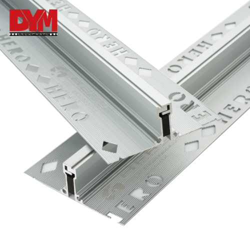 Aluminum Overlapping Structure Movement Joints with rubber strips