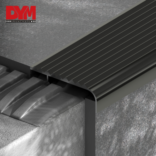 Aluminum F Shape Anti-slip Stair Nosing