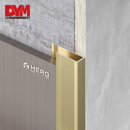 SPC Wall Panel Profile Aluminum F Trim