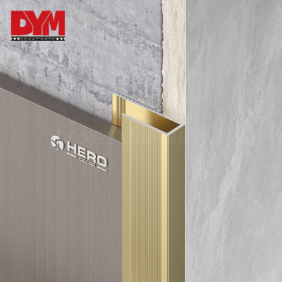 SPC Wall Panel Profile Aluminum F Trim