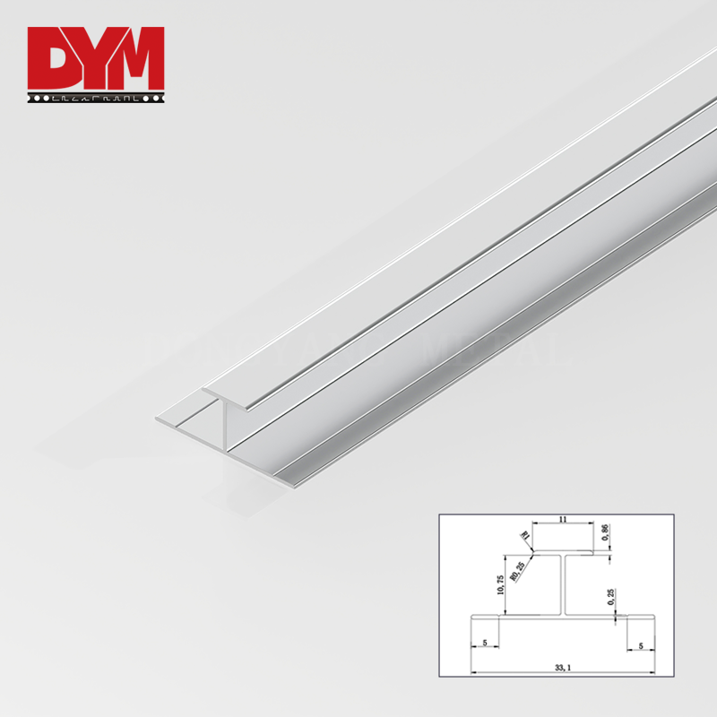 C-Shaped Tile Trim For Wall Panel