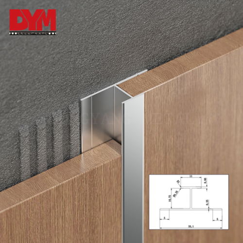 H Shaped Aluminum Wall Panel Trim