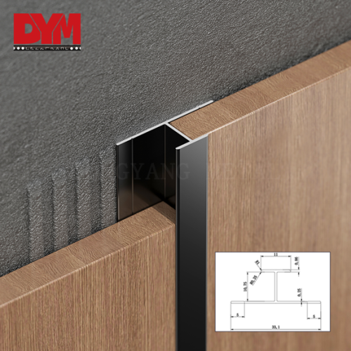H Shaped Aluminum Wall Panel Trim