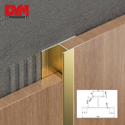 H Shaped Aluminum Wall Panel Trim