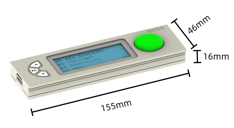 LCD pick to light electronc tag size