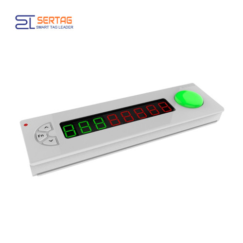 8-digit Lightning Pick Technologies 2-colors Electronic Label Put to Light System in Warehouse