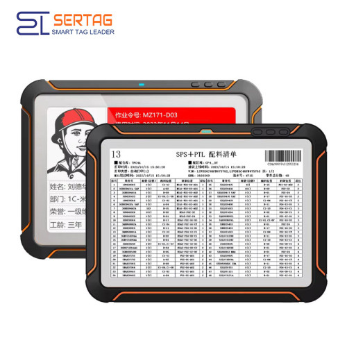 10.2 inch Warehouse E-ink Electronic Label Low Power Pick to Light and Put to Light Systems