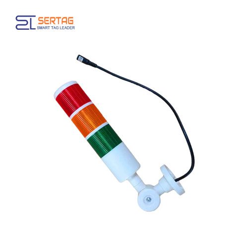 Pick to Light Tower Light in Warehouse Put to Light System, 30m Communication Radius, 3 RGB lights