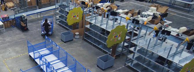 pick to light warehouse