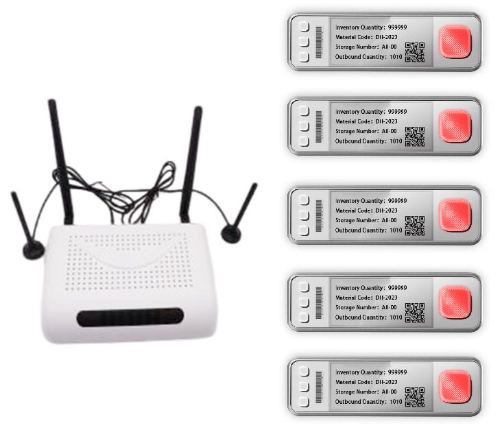 2.9 inch e-ink warehouse label pick to light demo kit