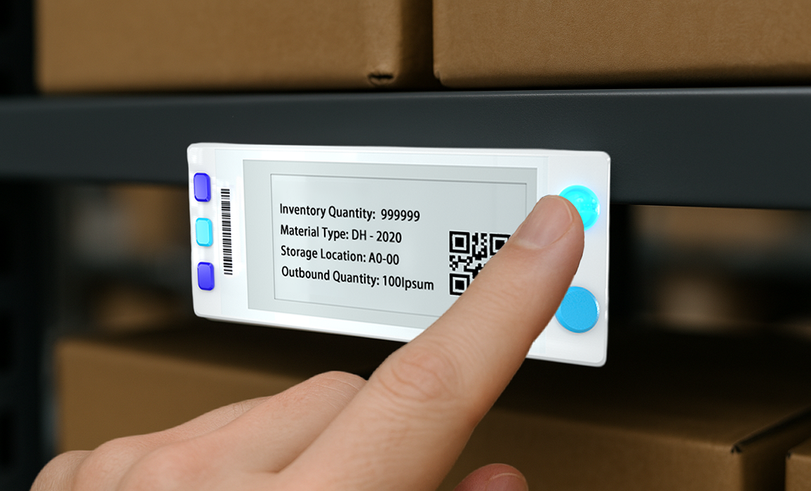 pick to light electronic label in warehouse