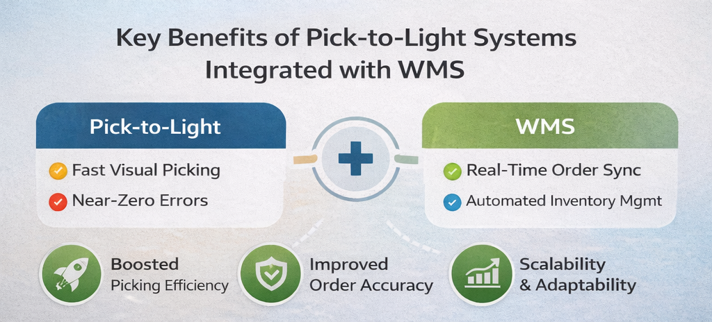 benefits of pick to light system integrated with WMS