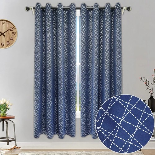 Silver Foil Blackout Curtains for Bedroom | Thermal Curtains | Costom Curtain | Wholesale