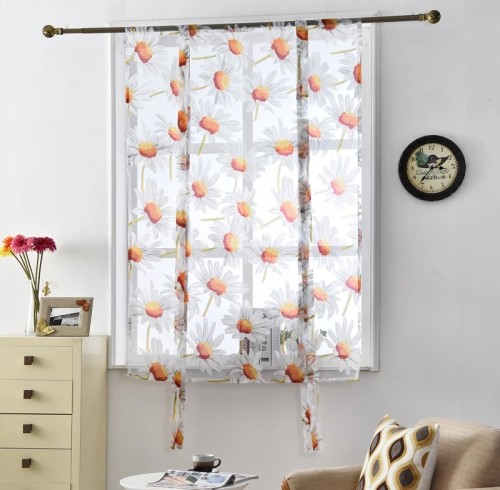 Floral Sheer Curtain for Living Room | Voile Curtains | ODM/OEM | Wholesale