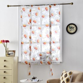 Floral Sheer Curtain for Living Room | Voile Curtains | ODM/OEM | Wholesale