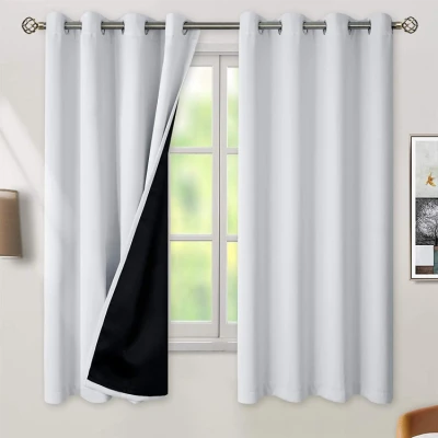100% Full Blackout Curtains for Bedroom | Double Layer Thermal Curtains | Costom Curtain Manufacturer