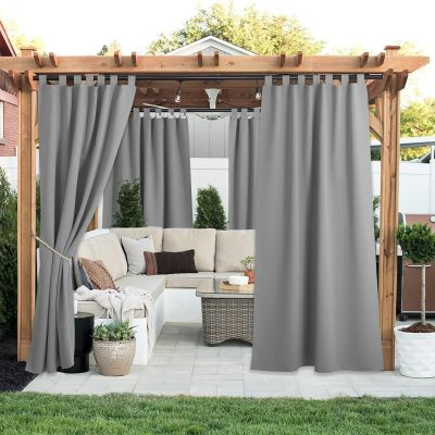 Waterproof Outdoor Curtains | Tab Top Curtain Panels for Porch, Pergola and Cabana | Curtain Manufacturer