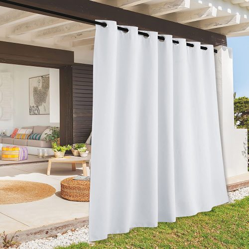 Outdoor Curtains for Patio | Blackout Waterproof Outside Curtains for Porch Pavilion Gazebo