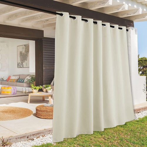 Outdoor Curtains for Patio | Blackout Waterproof Outside Curtains for Porch Pavilion Gazebo