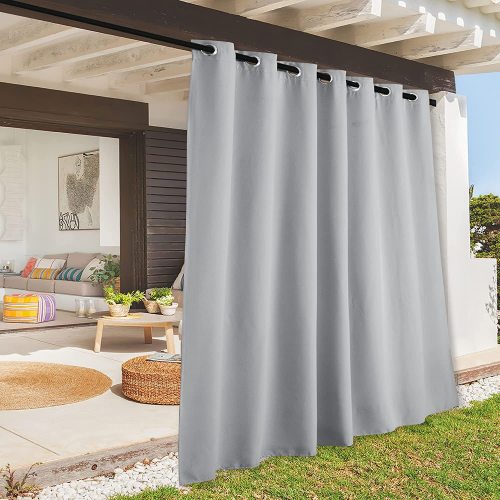 Outdoor Curtains for Patio | Blackout Waterproof Outside Curtains for Porch Pavilion Gazebo