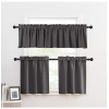 Kitchen Curtains Tiers | Café Curtains | Rod Pocket Kitchen Curtain Valance and Tiers Set | Curtain ODM