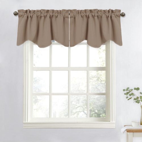 Kitchen Valance | Rod Pocket Café Curtains | Short Curtains Kitchen Curtains