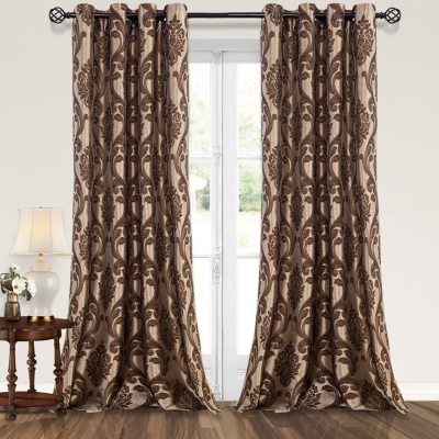 Fancy Jacquard Curtain for Living Room | Luxury Blackout Curtains for Bedroom | Blackout Drapes