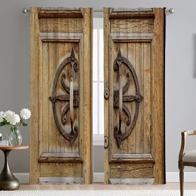 Digital 3D Printed Blackout Curtains for Bedroom | Customizable Pattern Printed Curtains