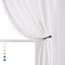 Chiffon White Curtains for Bedroom | Sheer Curtains for Living Room | Curtain Factory