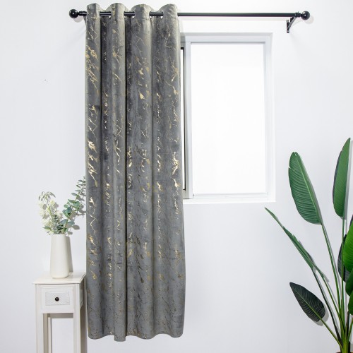 Marble Blossom Luxurious Velvet Curtain | Blackout Curatin For Living Rooms | Custom Curtain