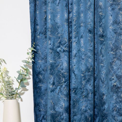 Marble Blossom Luxurious Velvet Curtain | Blackout Curatin For Living Rooms | Custom Curtain