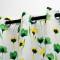 Floral Print Blackout Curtains | Grommet Black out Curtains for Living Room | Curtain Factory